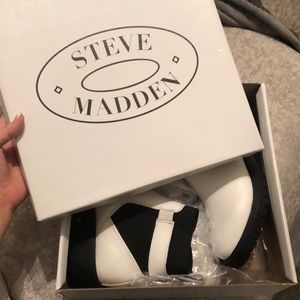 Steve Madden White Boots